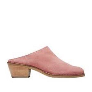 Cole Haan Andi Pink suede mules